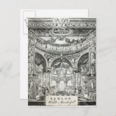 Eintrittskarte für Händels Oratorium Postkarte (Vorne/Hinten)