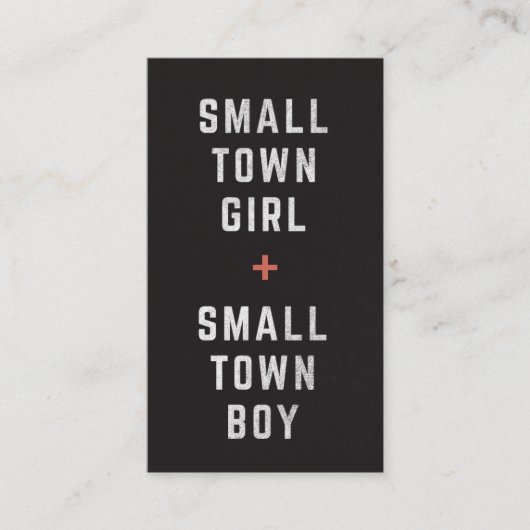 Eintrittskarte für kleine Städte - Farbanpassungen Visitenkarte (Vorderseite)