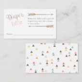 Eintrittskarte für Windeln Begleitkarte (Vorne/Hinten)