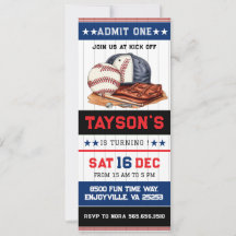 Eintrittskarte zum ersten Jahr nach unten zum erst