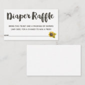 Eintrittskarte zum Windelwulstchen für Sonnenblume Begleitkarte (Vorne/Hinten)