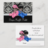 Eintrittskarten für das ethnische Geschlecht zur A Begleitkarte (Vorne/Hinten)