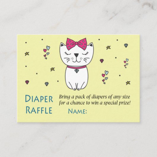 Eintrittskarten für das Windeln von Katzen oder Ki Platzkarte (Vorderseite)