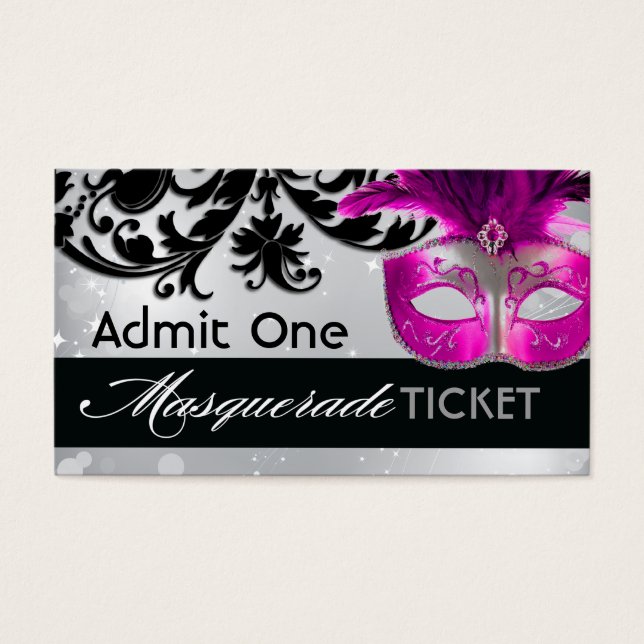 Eintrittskarten für Masquerade (Vorderseite)