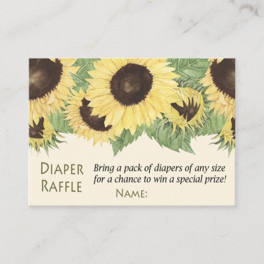 Eintrittskarten für Sonnenblumen Platzkarte (Vorderseite)