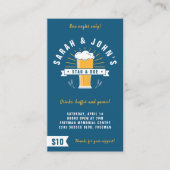 Eintrittskarten für Stag und Dose - Bierstein Visitenkarte (Vorderseite)