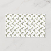 Eintrittskarten für Windeln verlassen Begleitkarte (Rückseite)