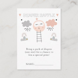 Eintrittskarten für Windeln | Weg zum Mond Begleitkarte