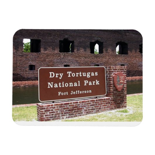 Eintrittsschild, Dry Tortugas Nationalpark Magnet (Horizontal)