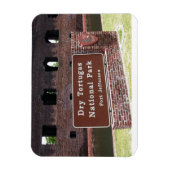 Eintrittsschild, Dry Tortugas Nationalpark Magnet (Vertikal)
