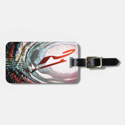 EINUNDZWANZIG (21. GEBURTSTAG) GEPÄCKANHÄNGER (Vorderseite horizontal)