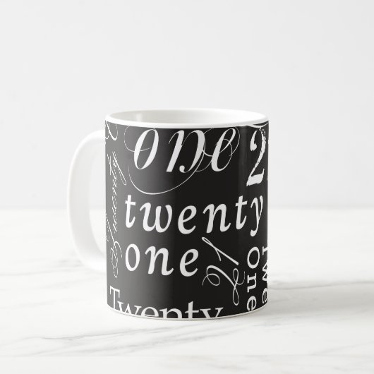 einundzwanzig kaffeetasse (Vorderseite Links)