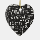 einundzwanzig keramik ornament (Rechts)