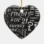 einundzwanzig keramik ornament (Hinten)