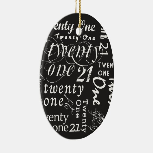 einundzwanzig keramik ornament (Rechts)