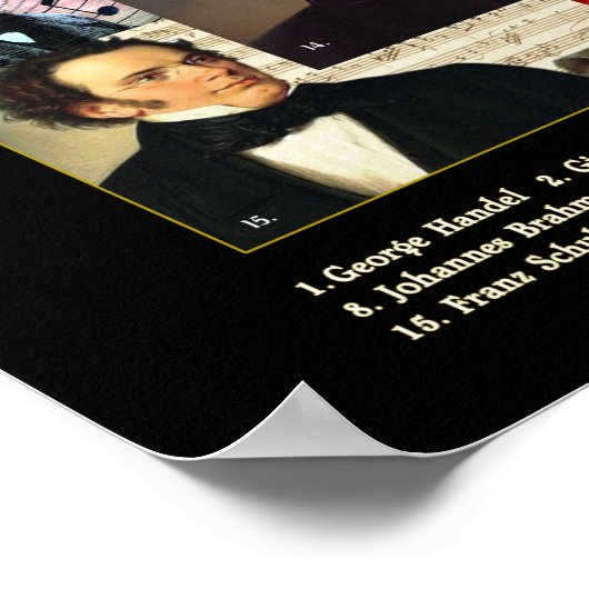 Einundzwanzig Masters Poster (Ecke)