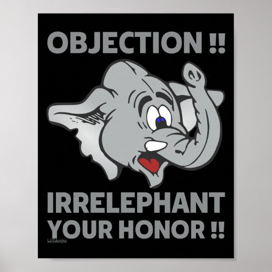 EINWAND ! IHRE EHRE UNBEDINGT! POSTER (Vorne)