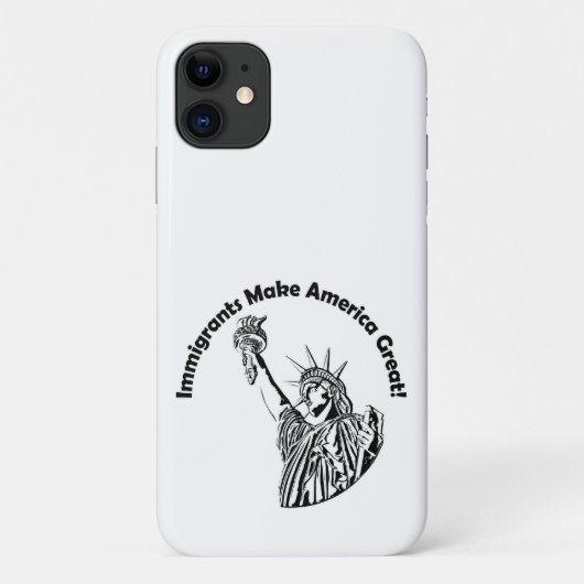 Einwanderer machen Amerika groß Case-Mate iPhone Hülle (Rückseite)
