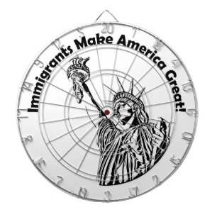 Einwanderer machen Amerika groß Dartscheibe