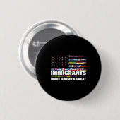 Einwanderer machen Amerika groß Einwanderer Mexiko Button (Vorne & Hinten)