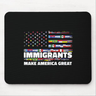 Einwanderer machen Amerika groß Einwanderer Mexiko Mousepad