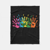 Einwanderer machen Amerika groß Fleecedecke (Vorderseite)