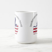 Einwanderer machen Amerika groß Kaffeetasse (Mittel)