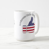 Einwanderer machen Amerika groß Kaffeetasse (VorderseiteRechts)