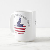 Einwanderer machen Amerika groß Kaffeetasse (Vorderseite Links)