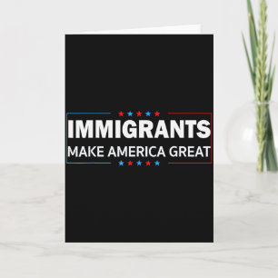 Einwanderer machen Amerika groß Karte