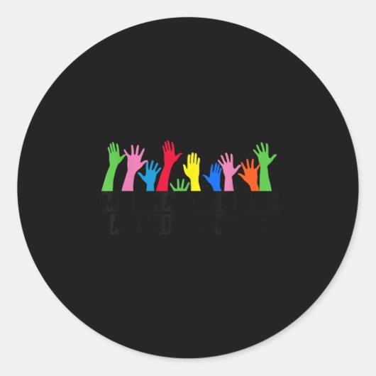 Einwanderer machen Amerika groß Runder Aufkleber (Vorderseite)