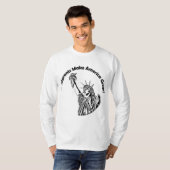 Einwanderer machen Amerika groß T-Shirt (Vorne ganz)