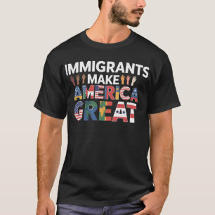 Einwanderer machen Amerika großartig 2025   Pro-Ei T-Shirt