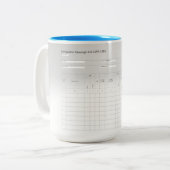 Einwanderer-Passagierliste Kaffeetasse (Vorderseite Links)