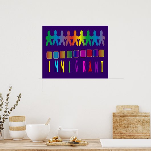 Einwanderer Poster (Küche)