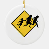 Einwandernde Überfahrt Keramik Ornament (Hinten)