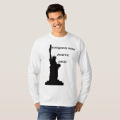 Einwanderung USA T-Shirt (Vorne ganz)