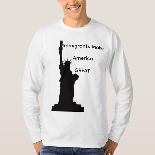 Einwanderung USA T-Shirt (Vorderseite)
