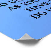 Einwanderungsflüchtlinge Vintager politischer Cart Poster (Ecke)