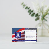 Einwanderungsstaatsanwalt | Modern Visitenkarte (Stehend Vorderseite)