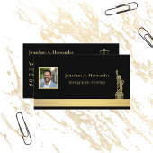 Einwanderungsstaatsanwalt oder Rechtsanwalt Elegan Visitenkarte