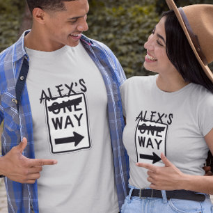 Einweg Ihr Weg Anpassbar T-Shirt