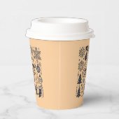 Einwegbecher oder Papierbecher für Weihnachten (Rechts)