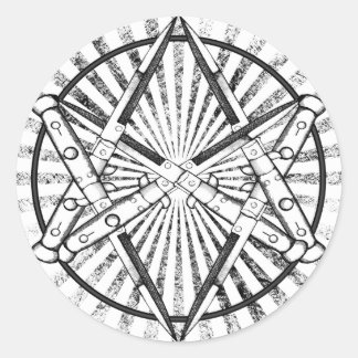 Einwegblättern, Rundkleber Runder Aufkleber