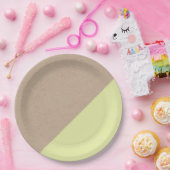 Einwegpapier für Kraft- und Pastellpapiere Pappteller (Party)