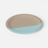 Einwegpapier für Kraft- und Pastellpapiere Pappteller (Schrägansicht)