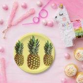 Einwegpapier-Party-Teller für Ananas Pappteller (Party)