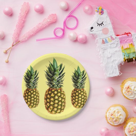 Einwegpapier-Party-Teller für Ananas Pappteller (Party)