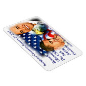 Einweihung2013,Barack Obama_Premium Flexi Magnet (Rechte Seite)