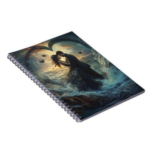 Einweihung am Ocean's Edge Spiral Notebook Notizblock (Rechte Seite)